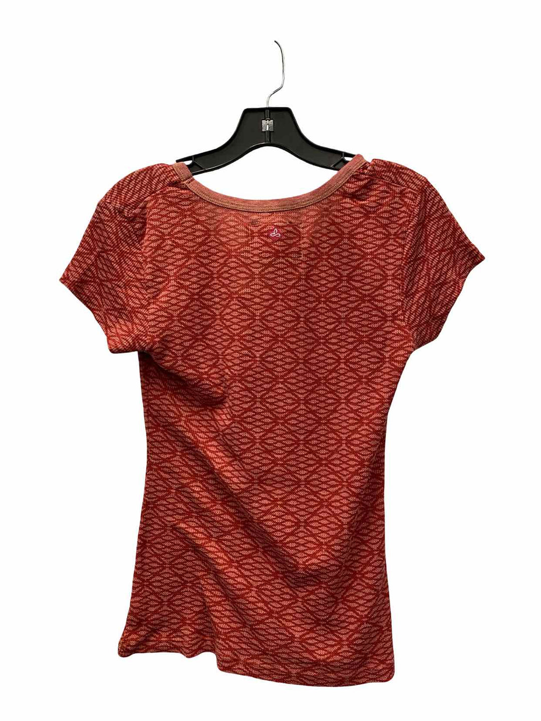 PrAna Size L Red print Short Sleeve Shirts