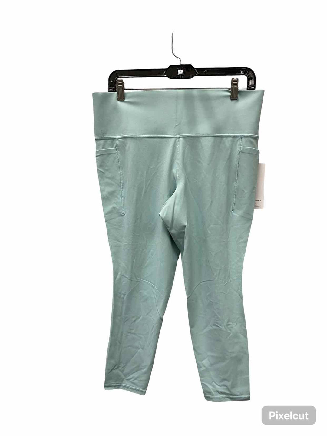 Athleta Size XL Blue Ribbed Athletic Pants