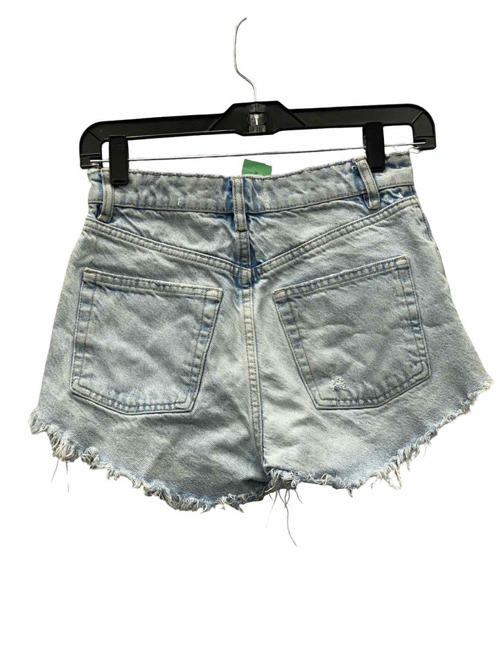 ZARA Size 2 Blue Denim Shorts