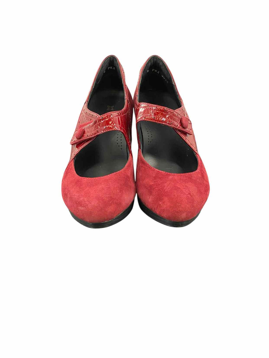 Ziera Shoe Size 42 Red Suede Heels