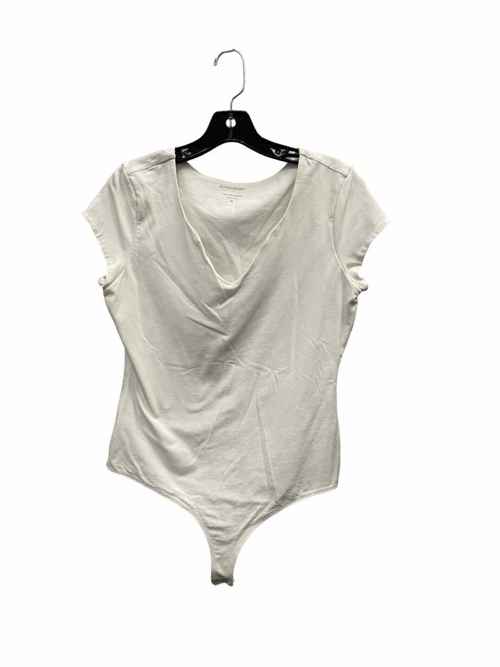 Banana Republic Size M White Short Sleeve Shirts