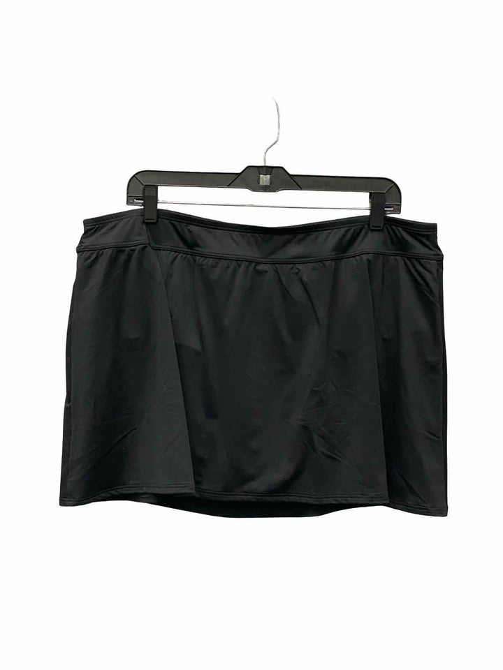 Lands End Size L Black Athletic Shorts