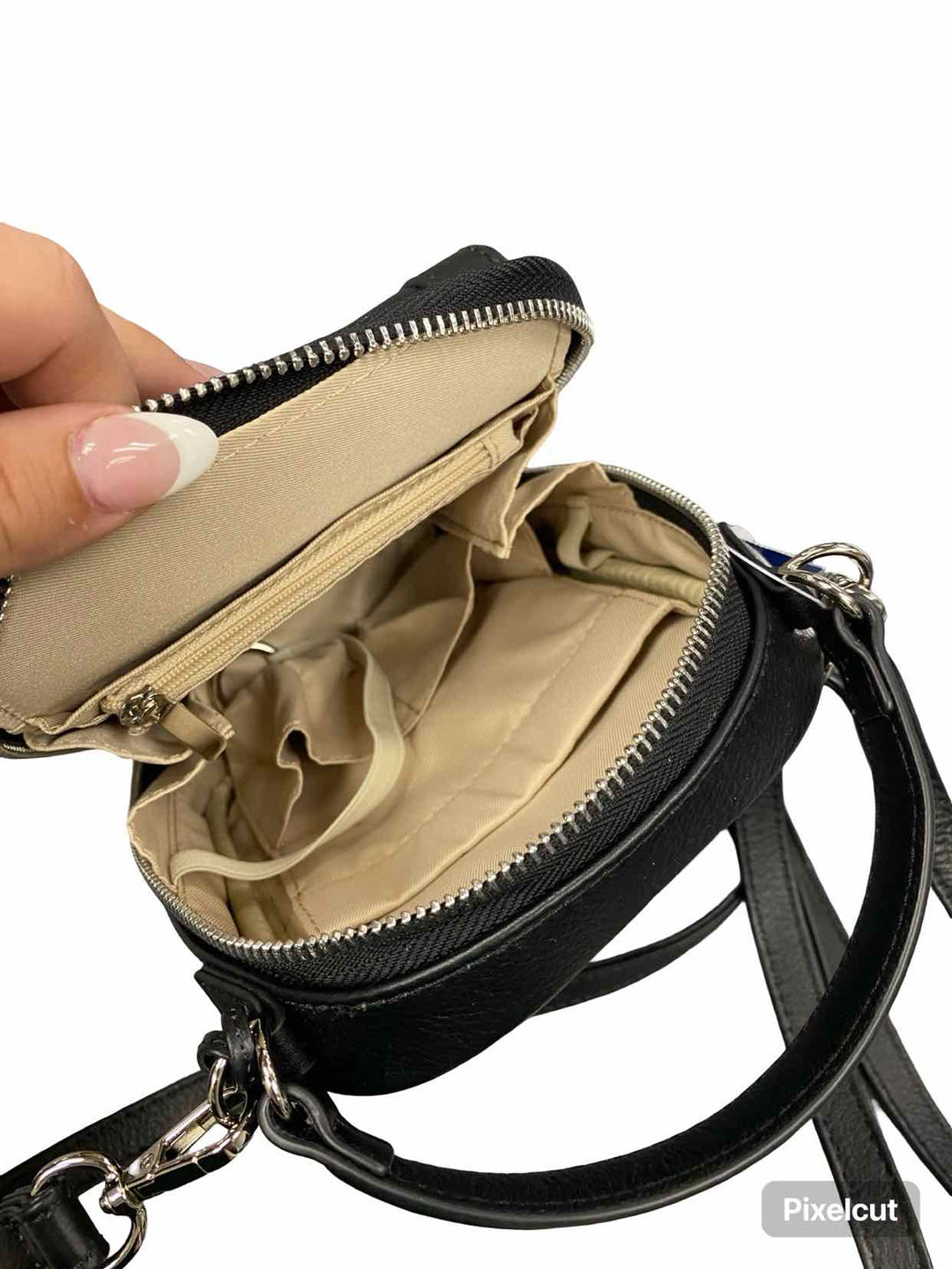 Minooy Black Aphrodite Phone Crossbody Purse