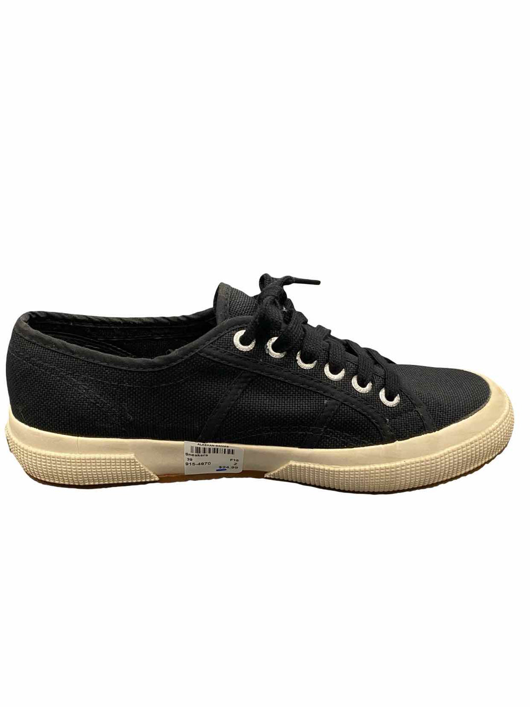 Superga Shoe Size 39 Black Sneakers