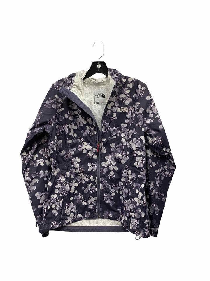 The North Face Size S Purple Floral Jacket (Outdoor)