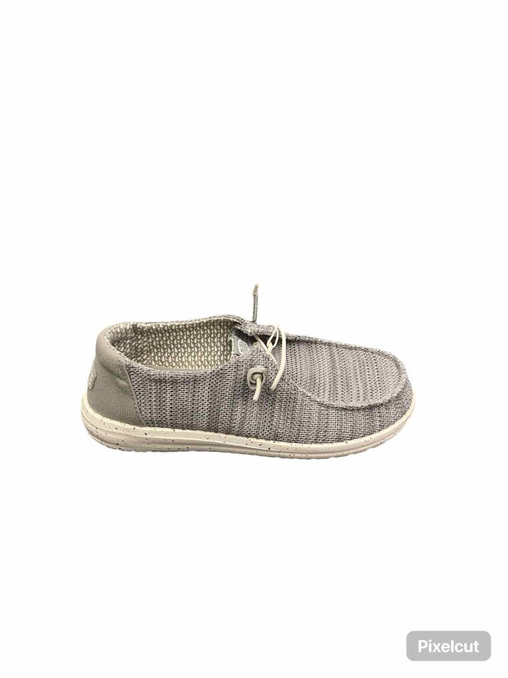 Hey Dude Shoe Size 7 Grey NWT Wendy Stretch Sox Flats