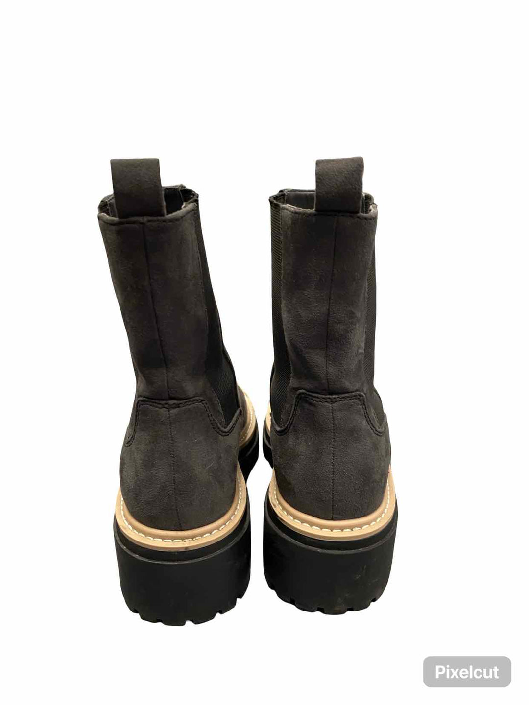 Open Edit Shoe Size 9 Grey Manmade Mya MG Sole Chelsea Boots Boots(Ankle)