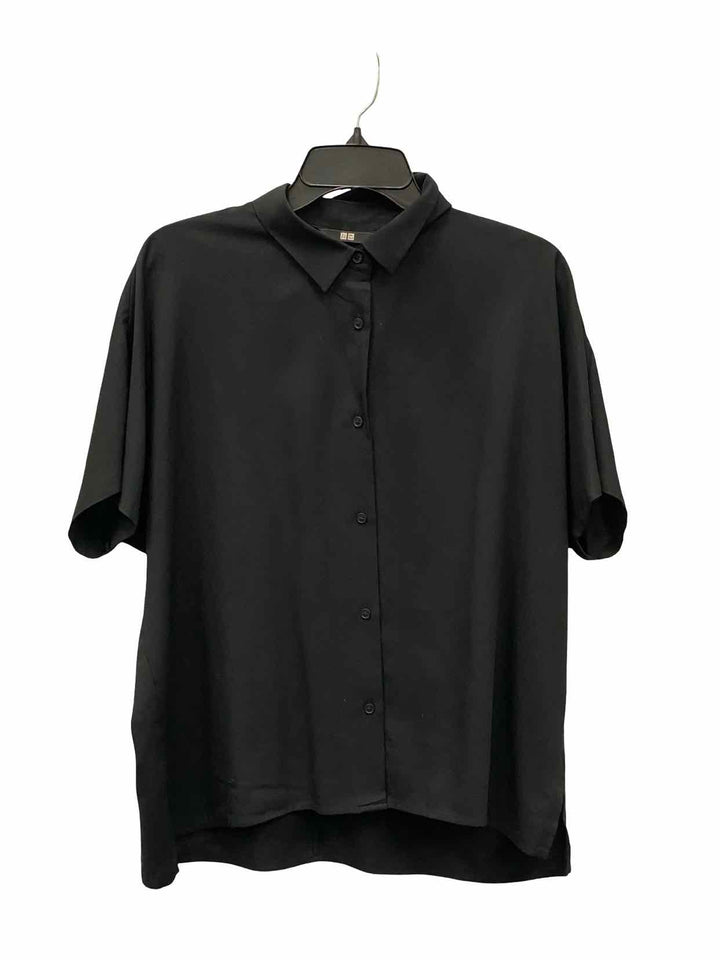Uniqlo Size M Black Long Sleeve Shirts