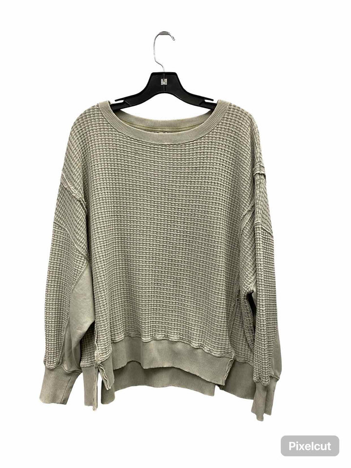 American Eagle Size S Sage Green Knit Sweater