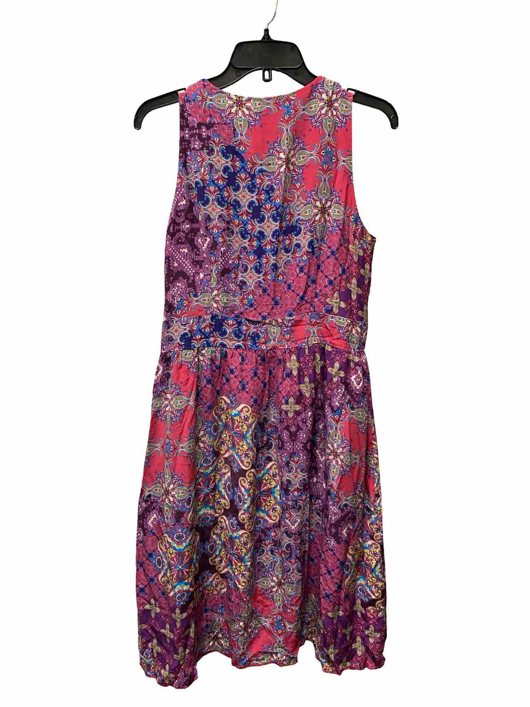Garnet Hill Size 6 Purple Multi Print Dress