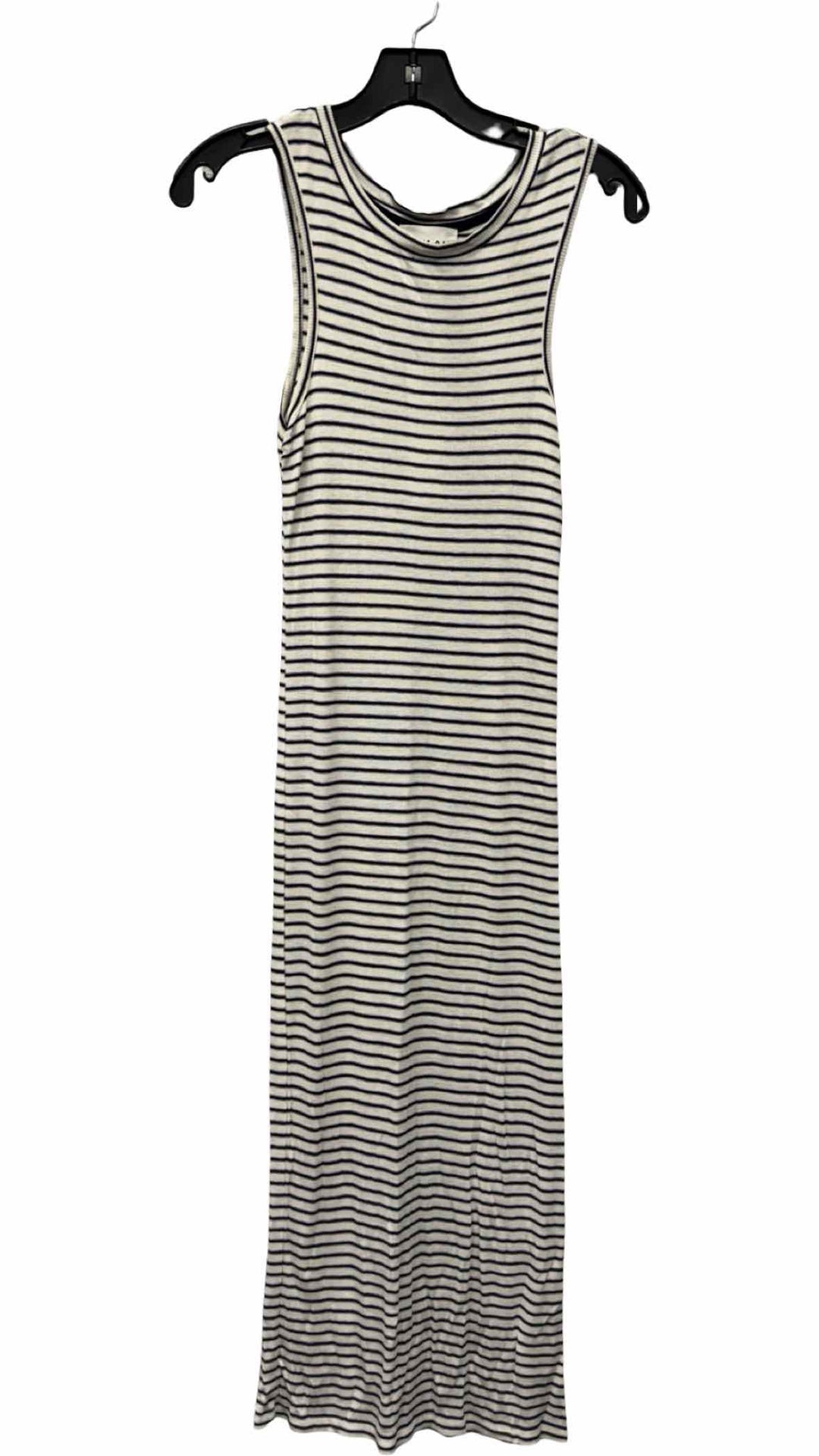 Olive+Oak Size XS White Black Striped Dress