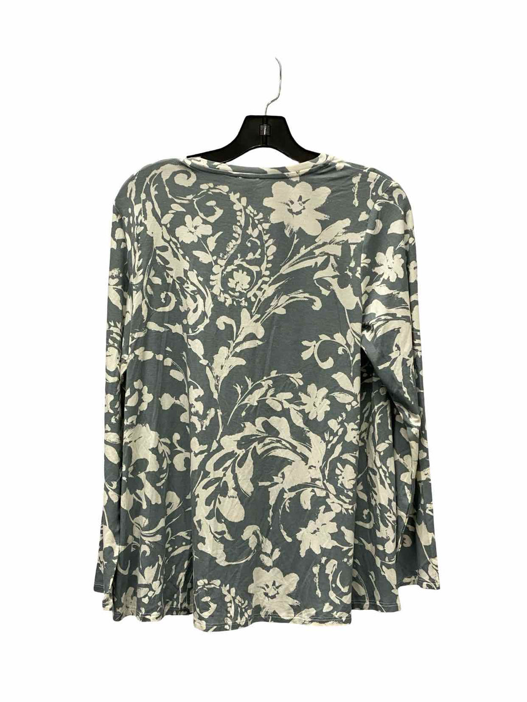 Wynne Layers Size S Blue Floral Long Sleeve Shirts
