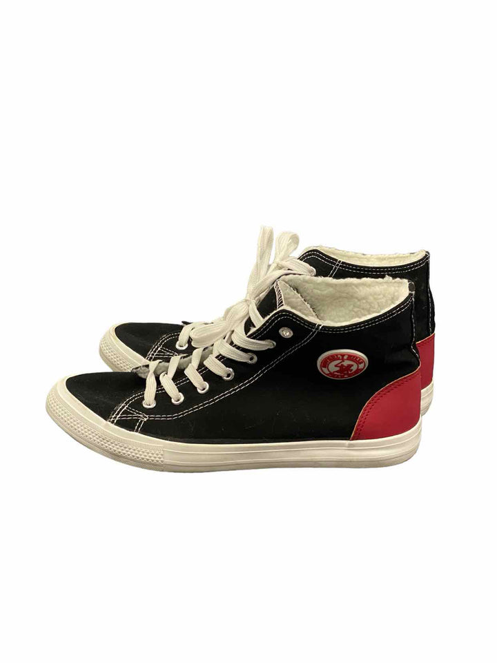 Beverly Hills Polo Club Shoe Size 10 Black Red Sneakers