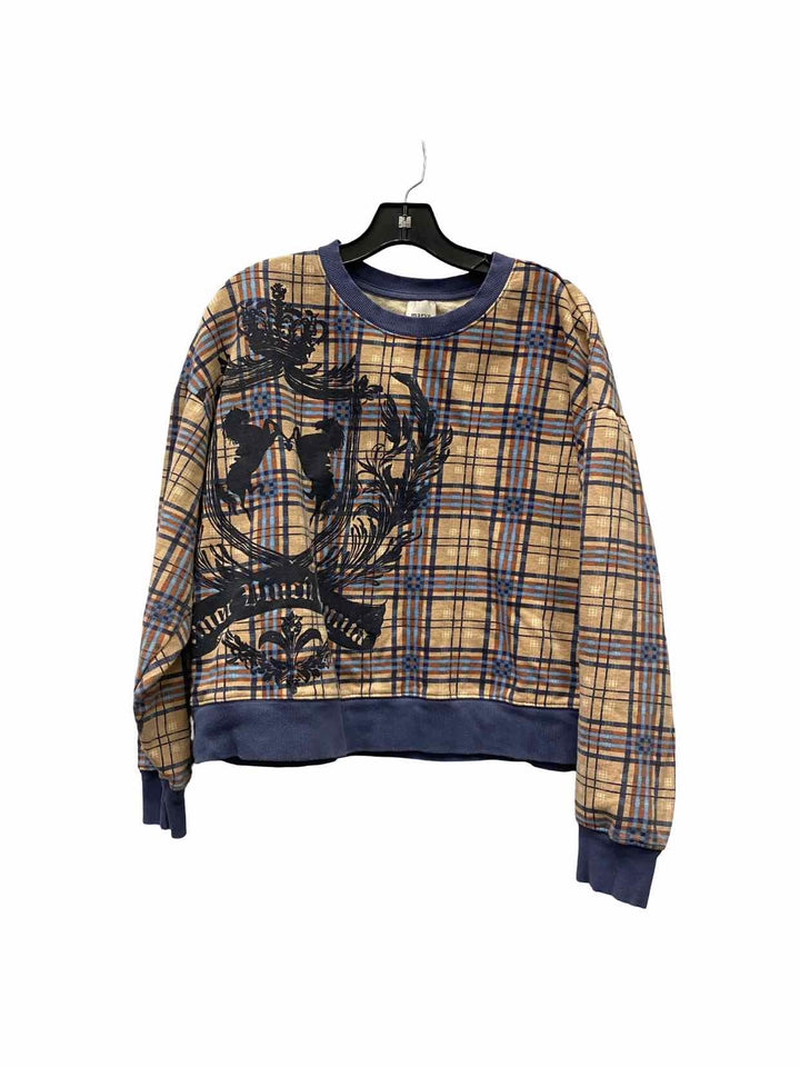 Maeve Size M Beige Multi Horses Sweater