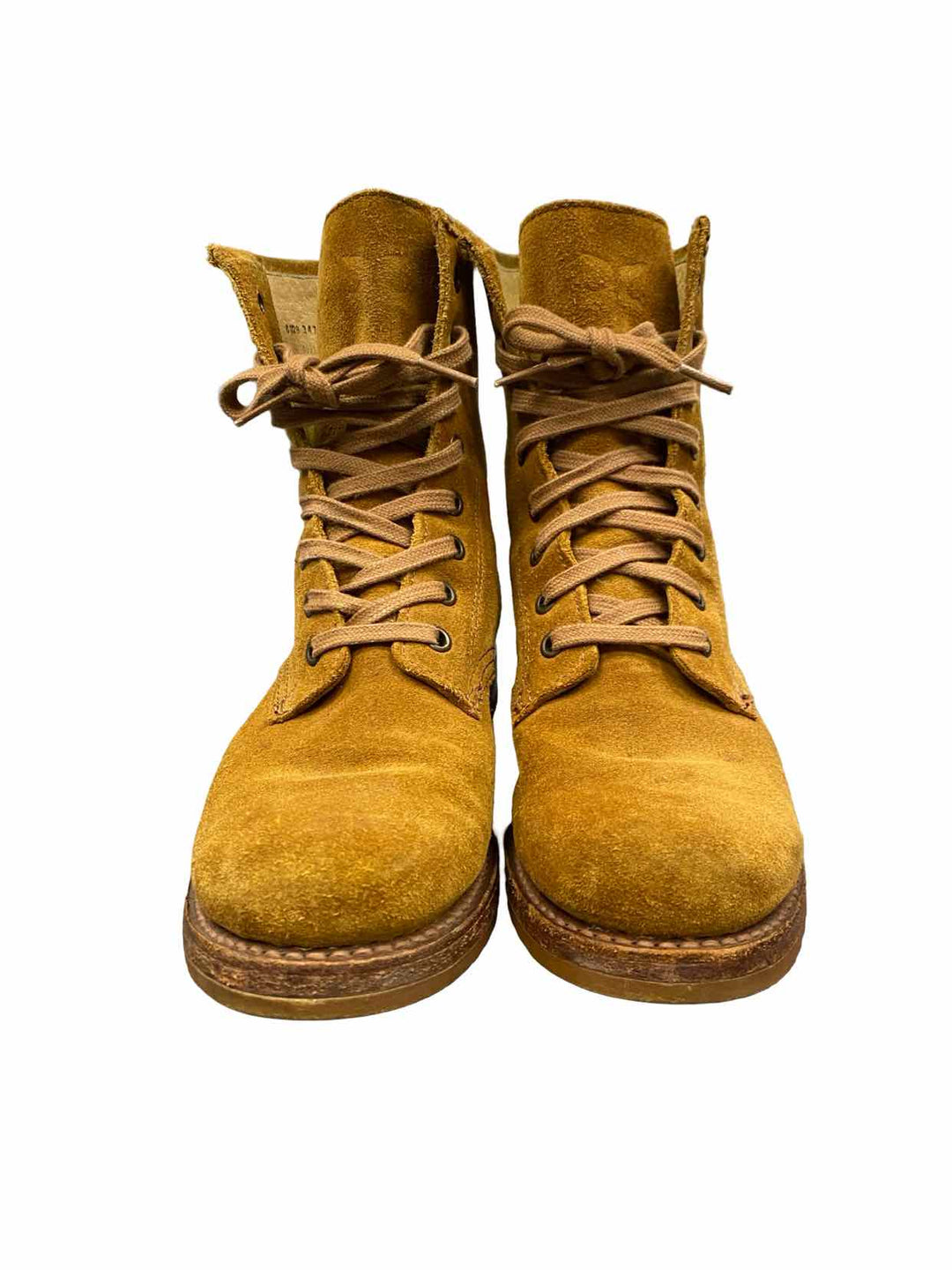 Frye Shoe Size 9 Brown Suede Combat Boots(Ankle)