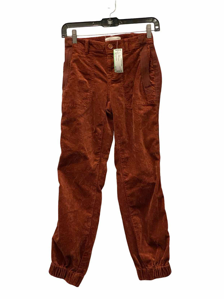 Anthropologie Size 2 Brown Corduroy Pants