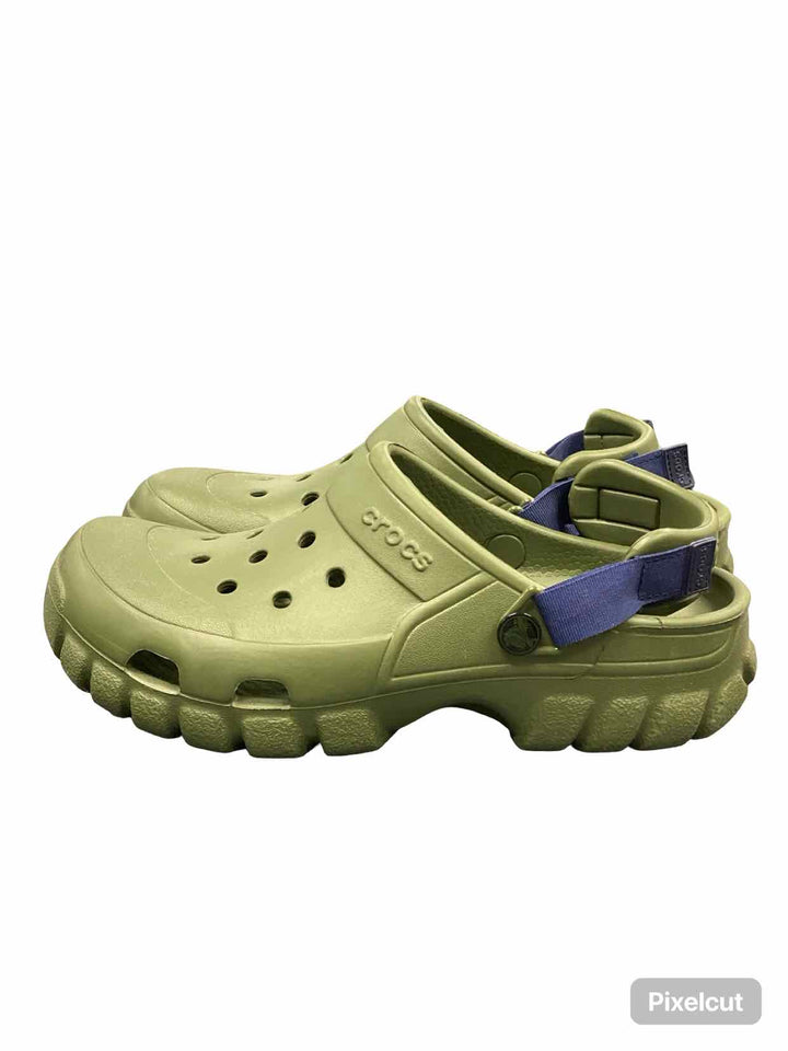 Crocs Shoe Size 9 Army Green navy Offroad Sport Clogs