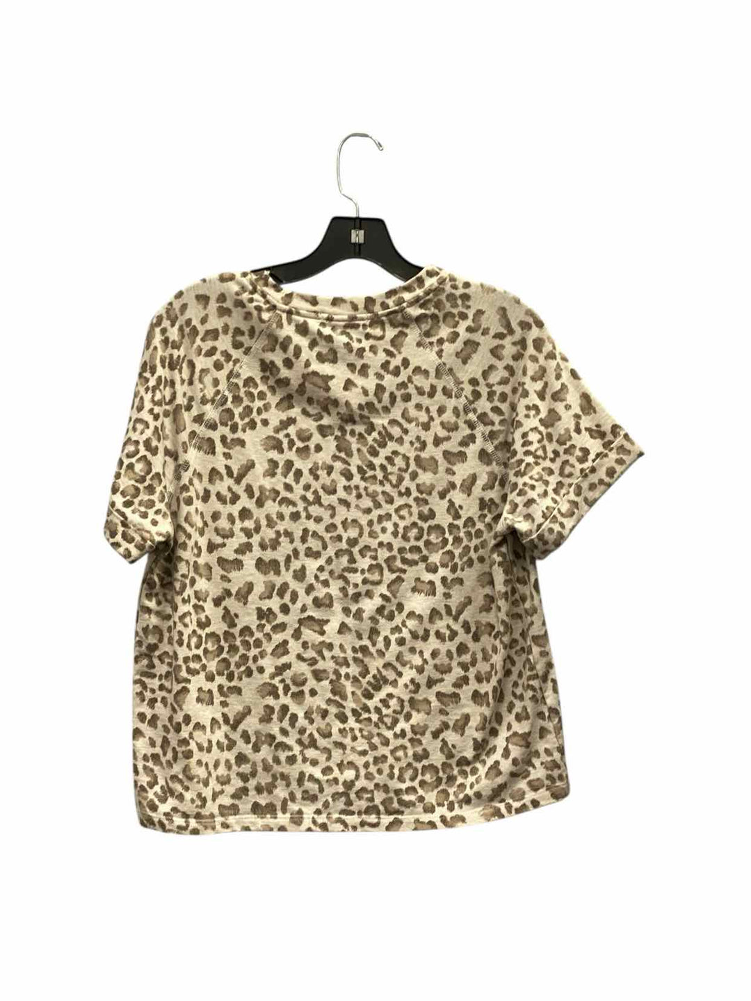 Gilli Size M Brown Cheetah Short Sleeve Shirts