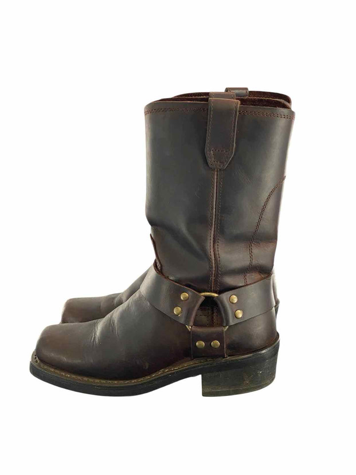 Dingo Shoe Size 7 Brown Leather Boots(knee)