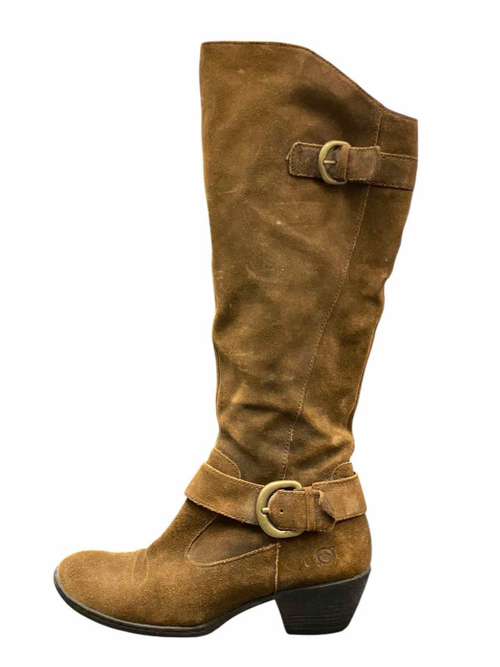 Born Shoe Size 8 Brown Boots(knee)