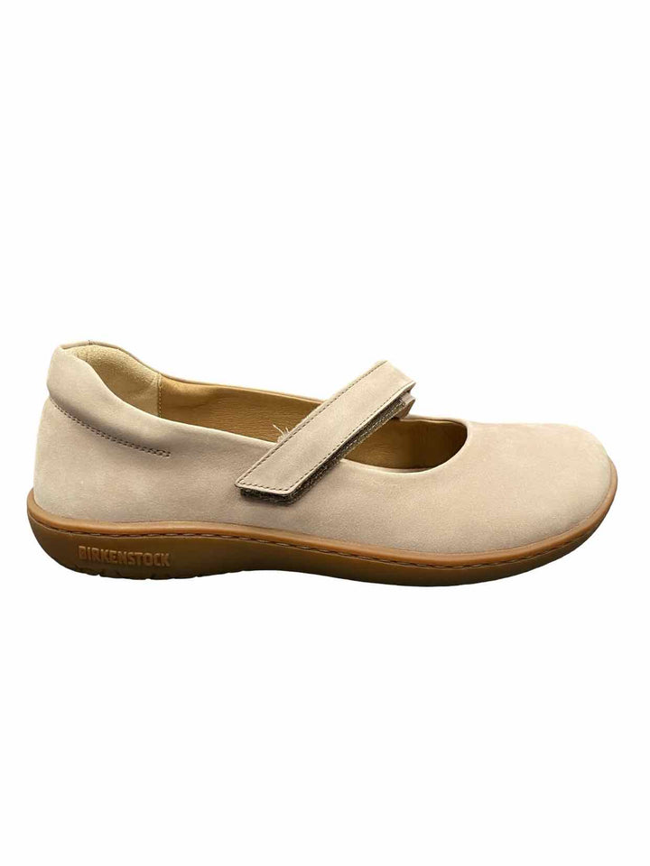 Birkenstock Shoe Size 39 Beige Leather Lora Flats