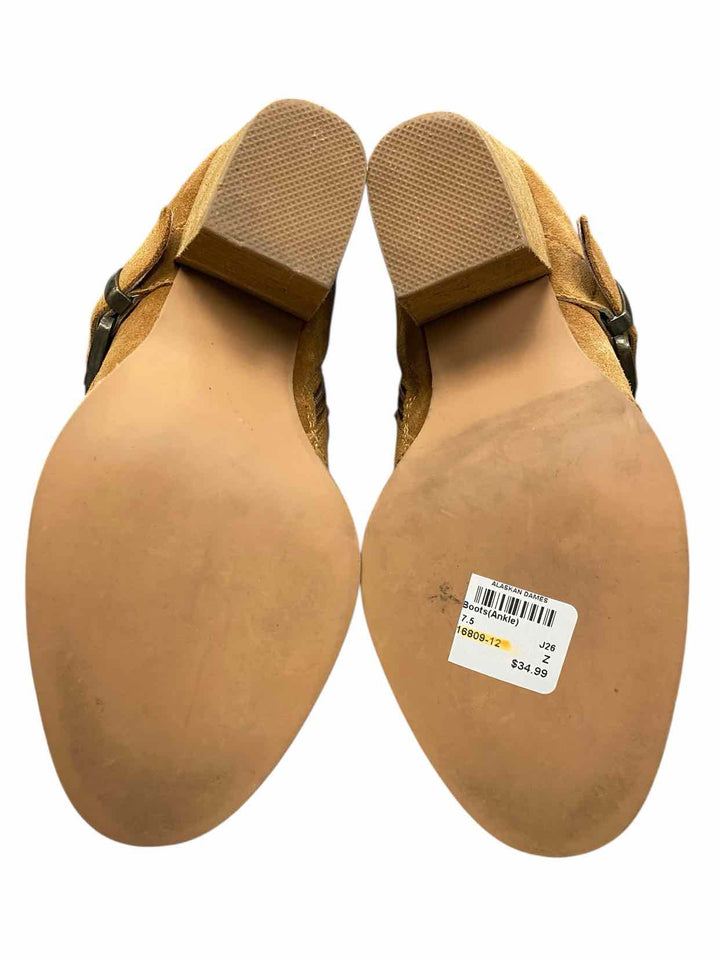 Jeffrey Campbell Shoe Size 7.5 Brown Leather Boots(Ankle)