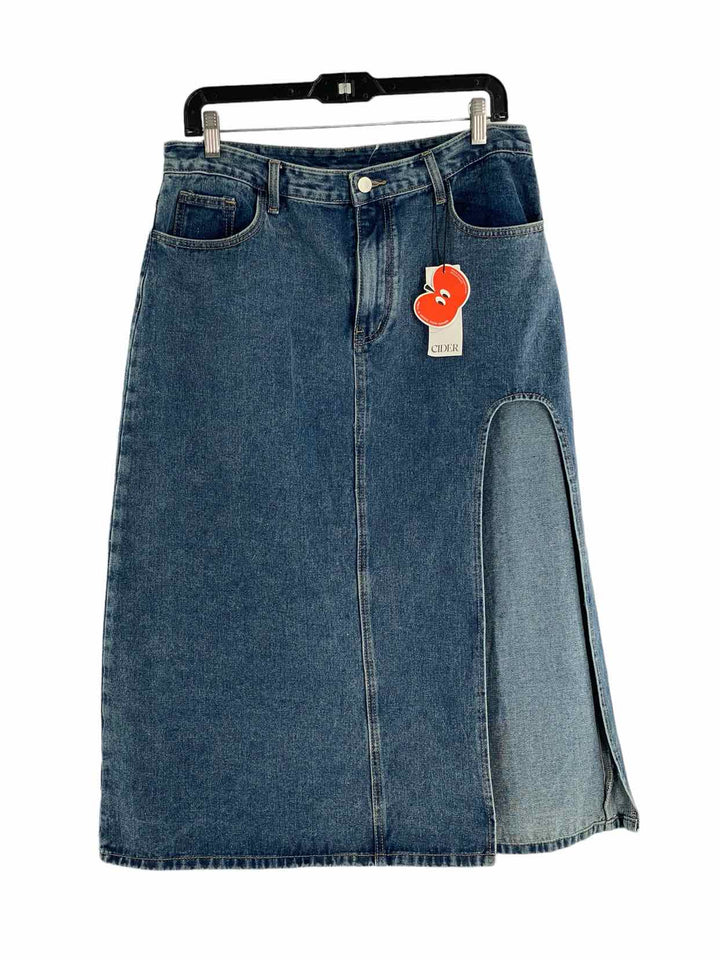 Cider Size XL Blue Denim Skirt