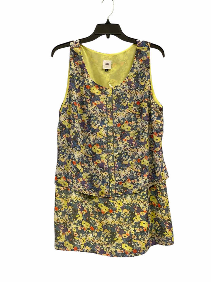 Cabi Size L Multi-Color Floral Tank Top