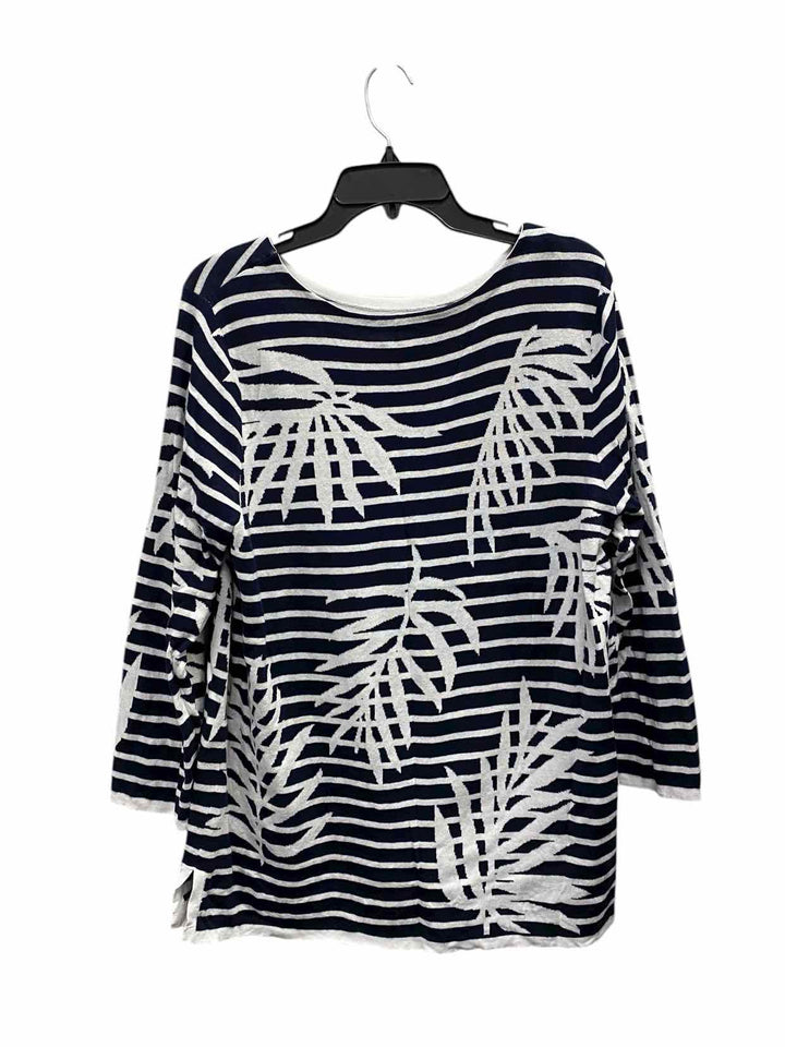 Tommy Bahama Size XL Blue White Sweater