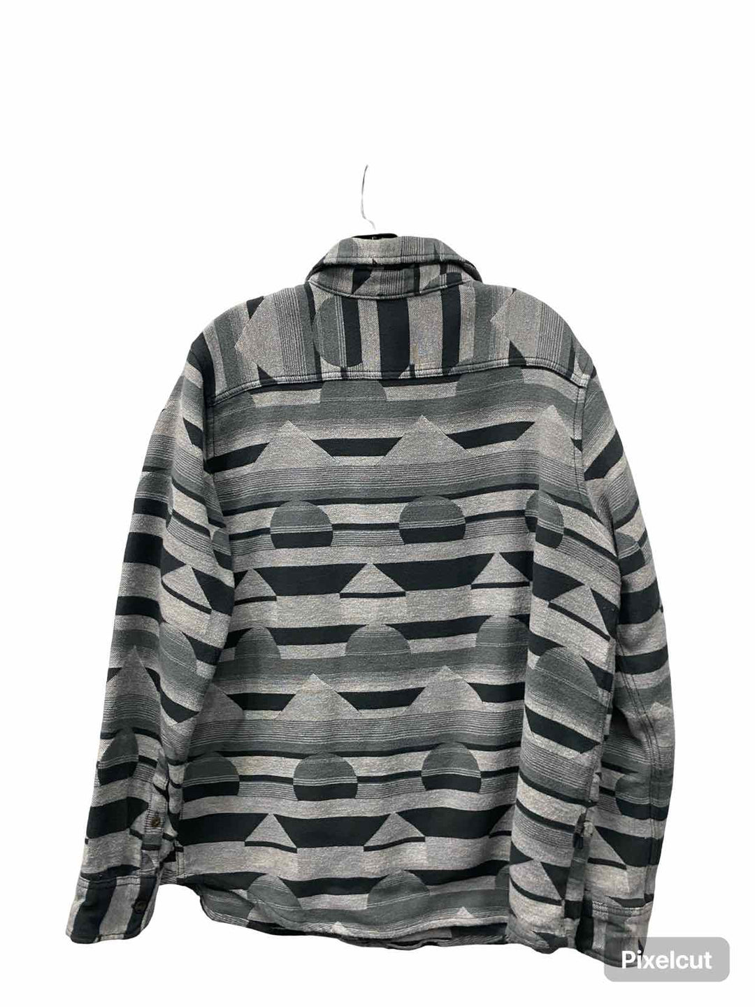 Mountain Hard Wear Size XL Gray Print 100% cotton Long Sleeve Shirts