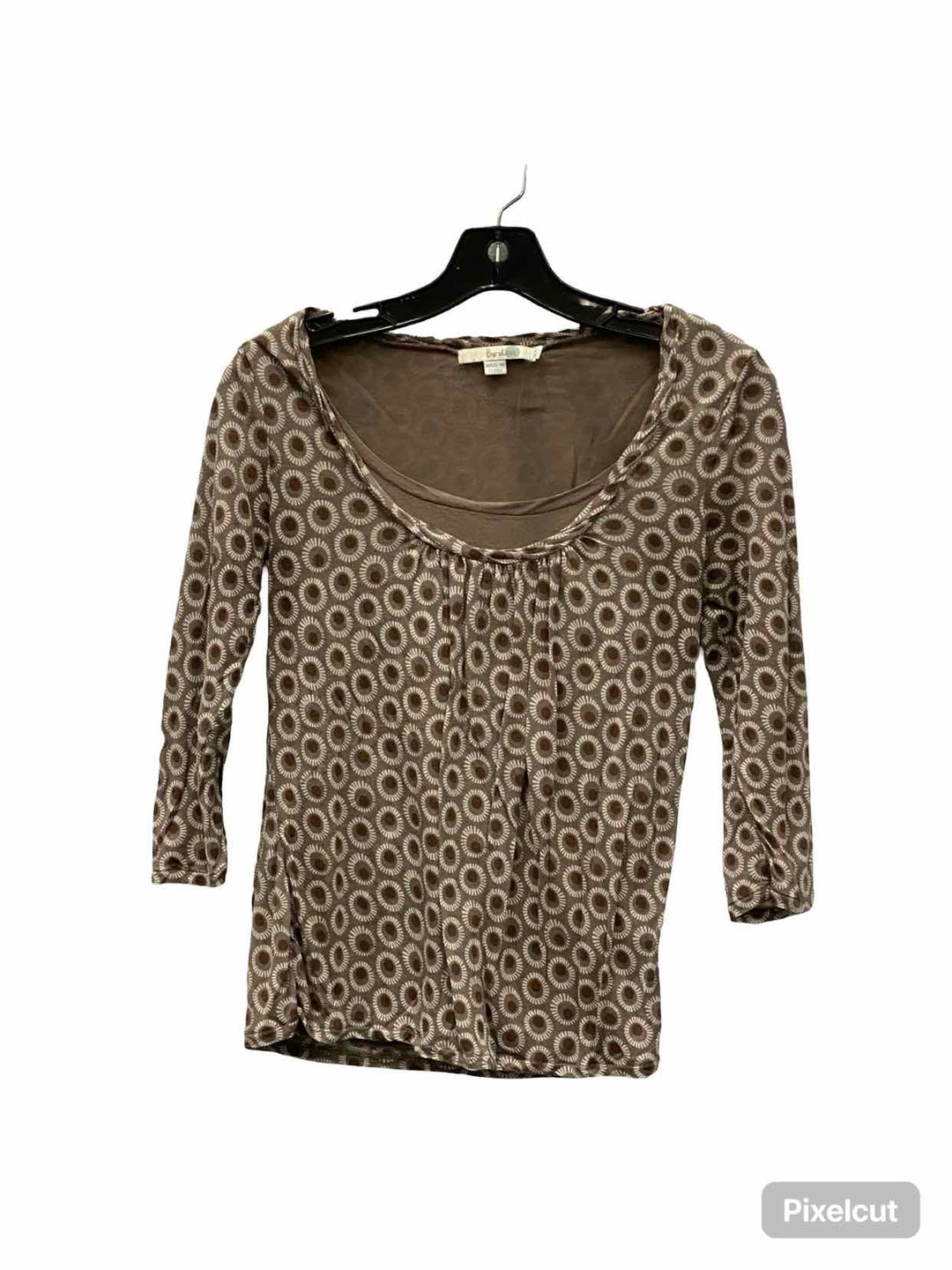 Boden Size 4 Brown Print Long Sleeve Shirts