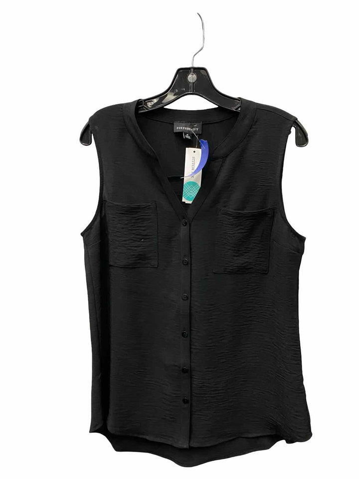 Fortune + Ivy Size M Black Tank Top