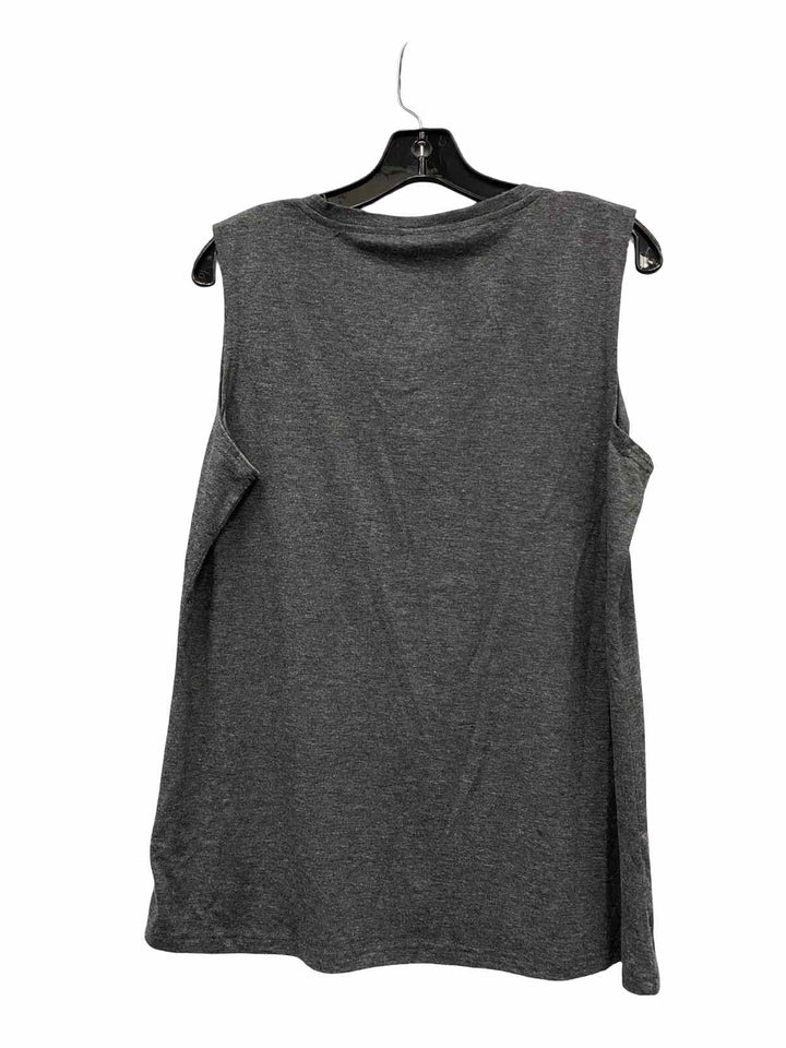 Fleetwood Mac Size L Grey Graphic Print Tank Top