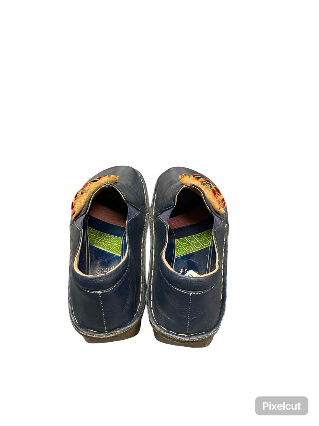 L'Artiste Shoe Size 41 Blue Leather Emilia Flats