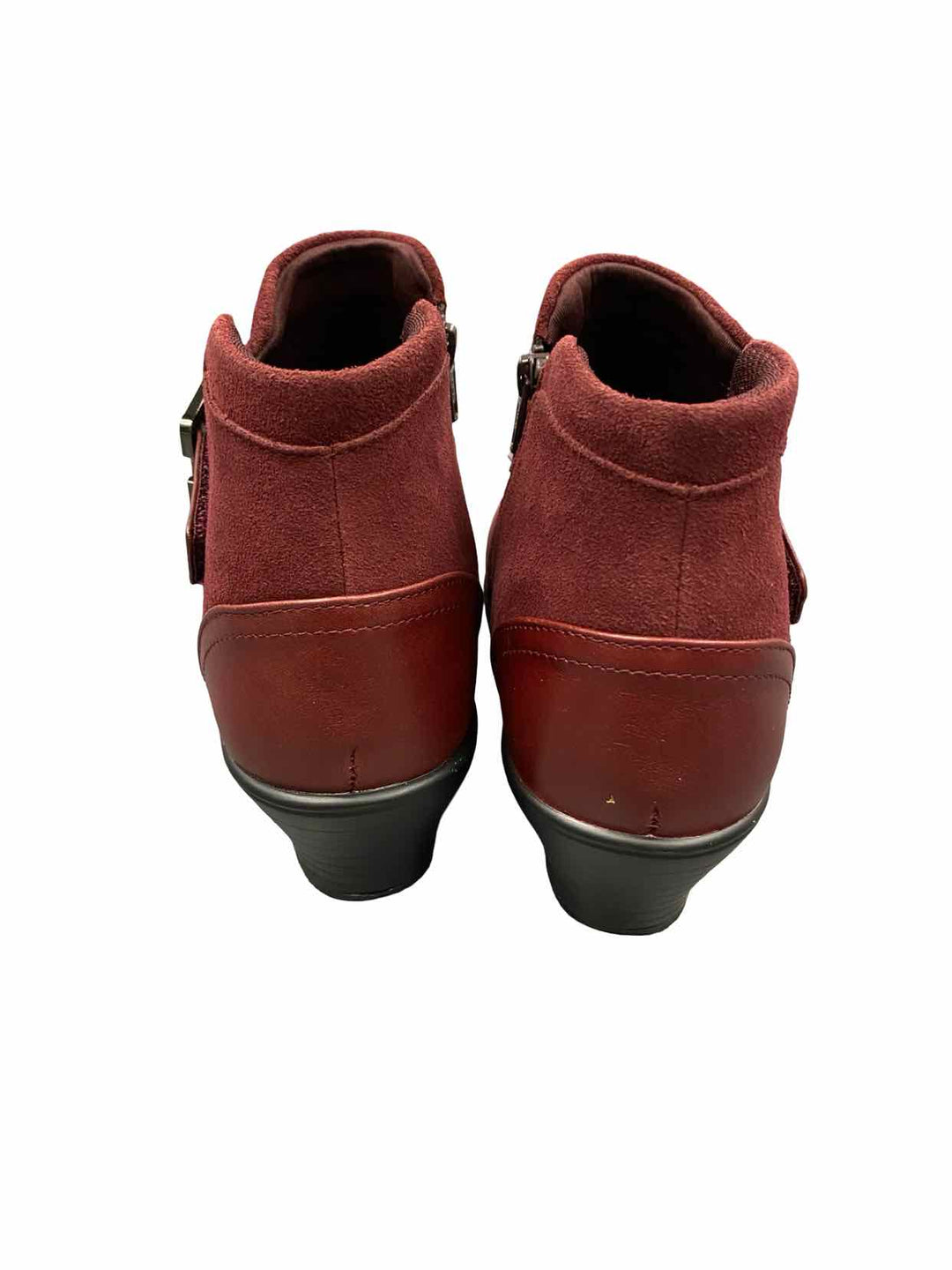 Orthofeet Shoe Size 9.5 Wide Burgundy Leather NWOT Emma Boots(Ankle)