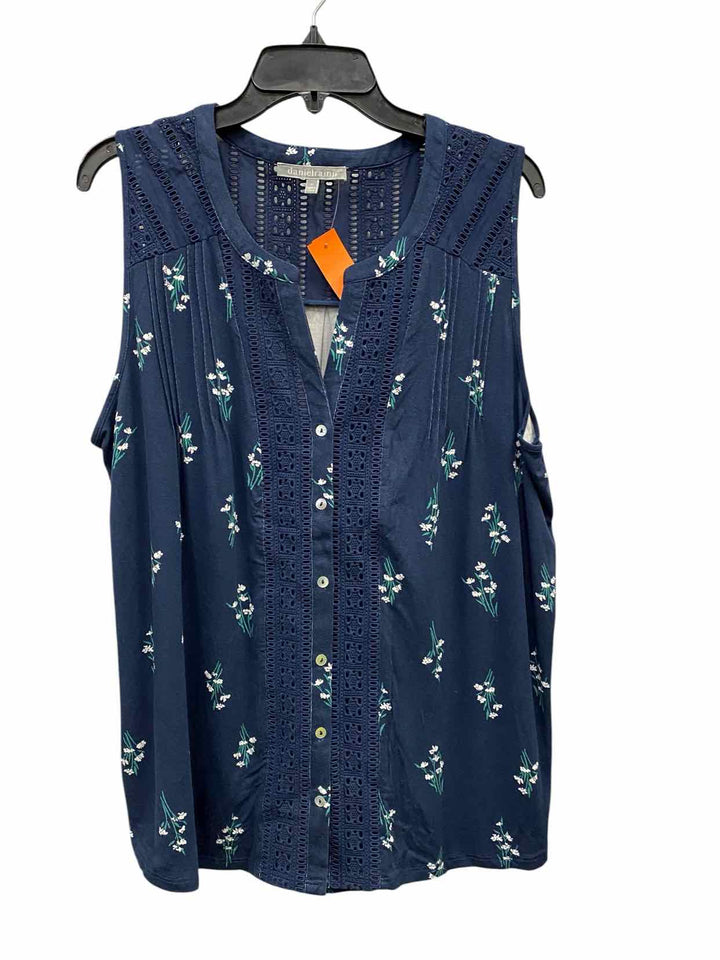 Daniel Rainn Size XL Navy Tank Top