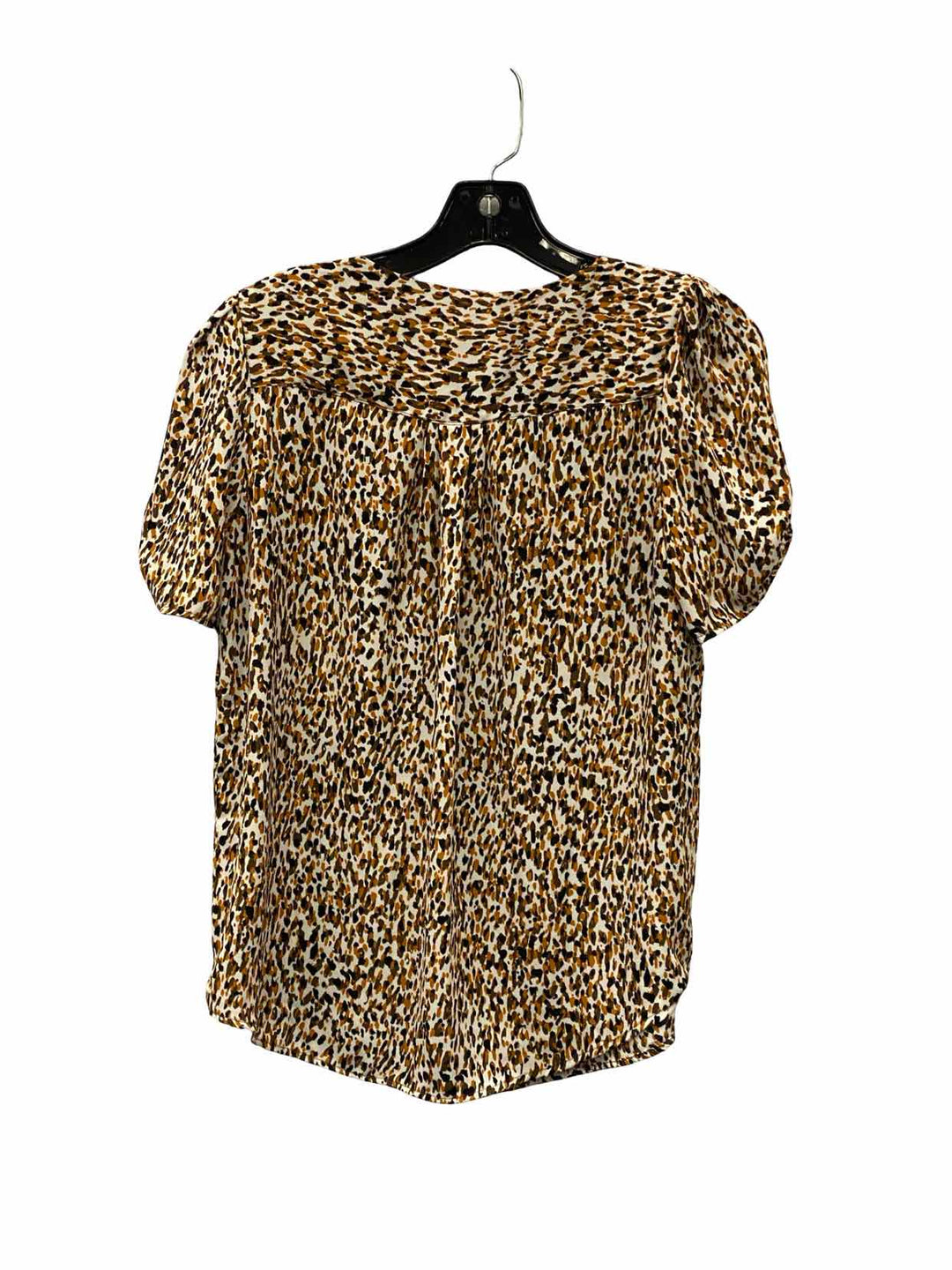 Maison d'Amelie Size S Multi-Color Print Short Sleeve Shirts
