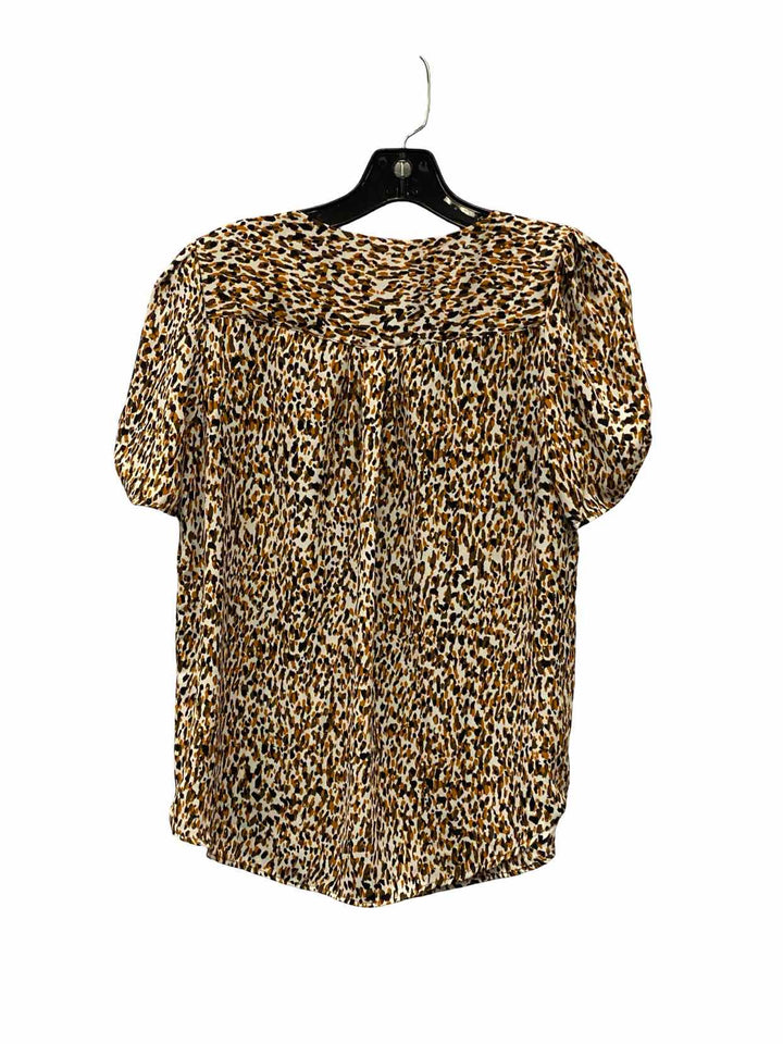 Maison d'Amelie Size S Multi-Color Print Short Sleeve Shirts