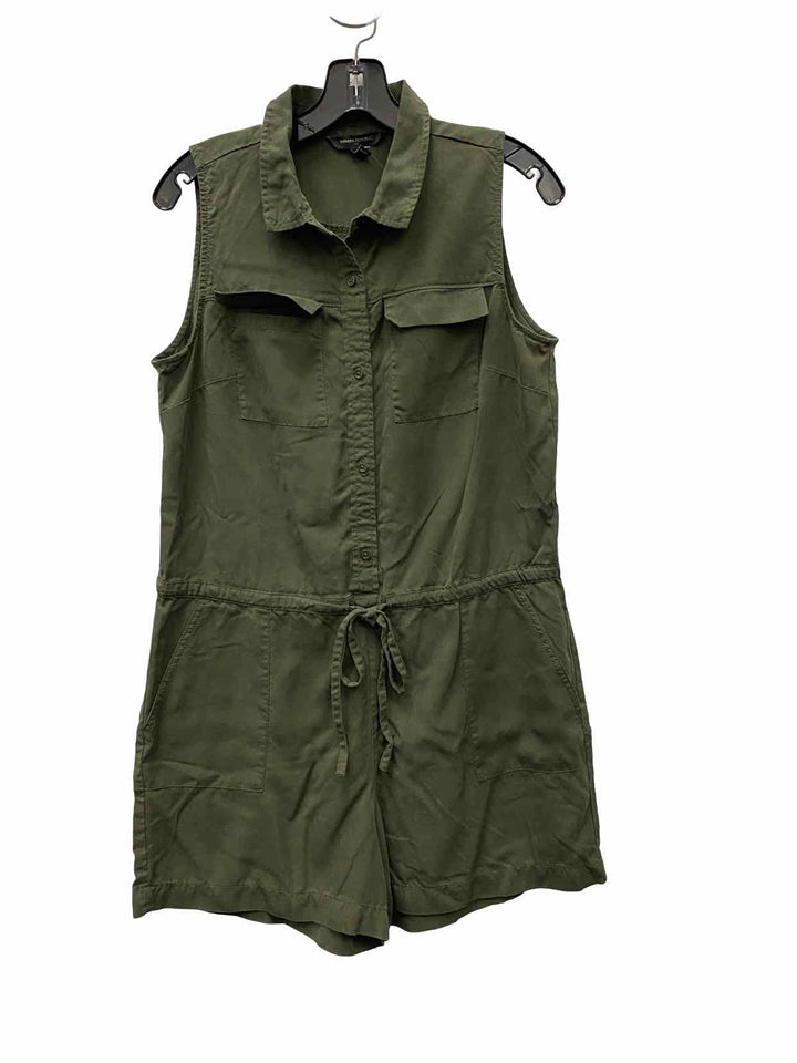 Banana Republic Size 10 Army Green Dress