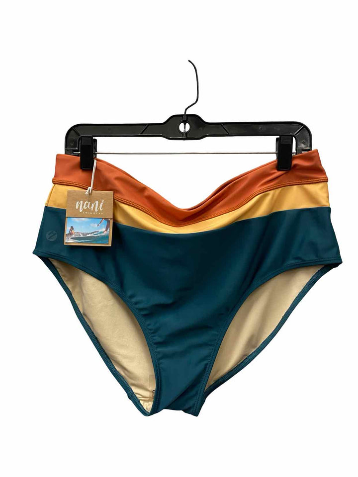 Nani Active Size XXL Green Orange NWT Swimsuit