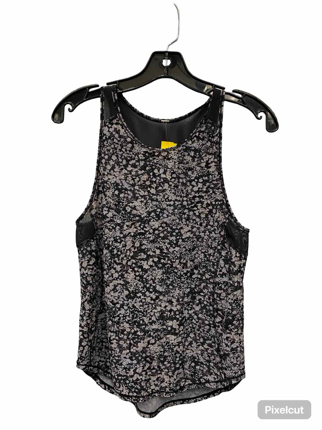 Lululemon Size 6 Blue Floral Athletic Tank Top