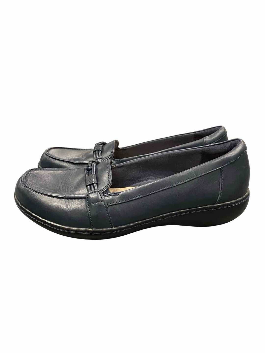 Clarks Shoe Size 8 Navy Loafers