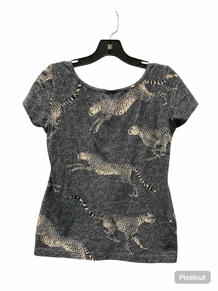 Kenzo Size M Gray Cheetah Short Sleeve Shirts