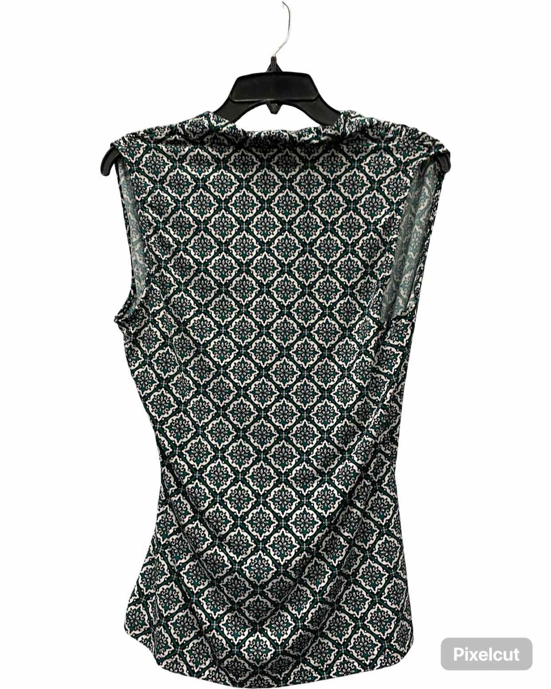 41 Hawthorn Size M Green White Print Tank Top