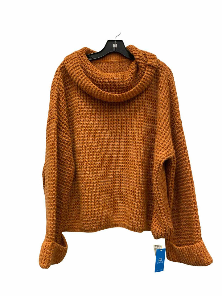 Cupshe Size L Orange Sweater