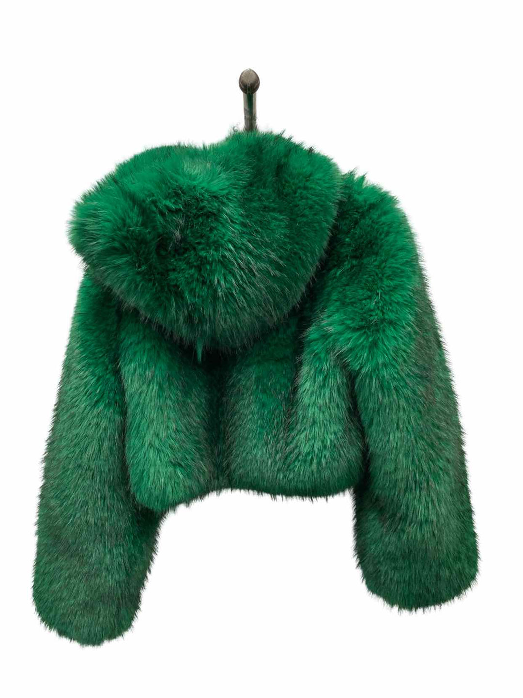 AZALEA WANG Size L Green Faux Fur NWT Coat(short)