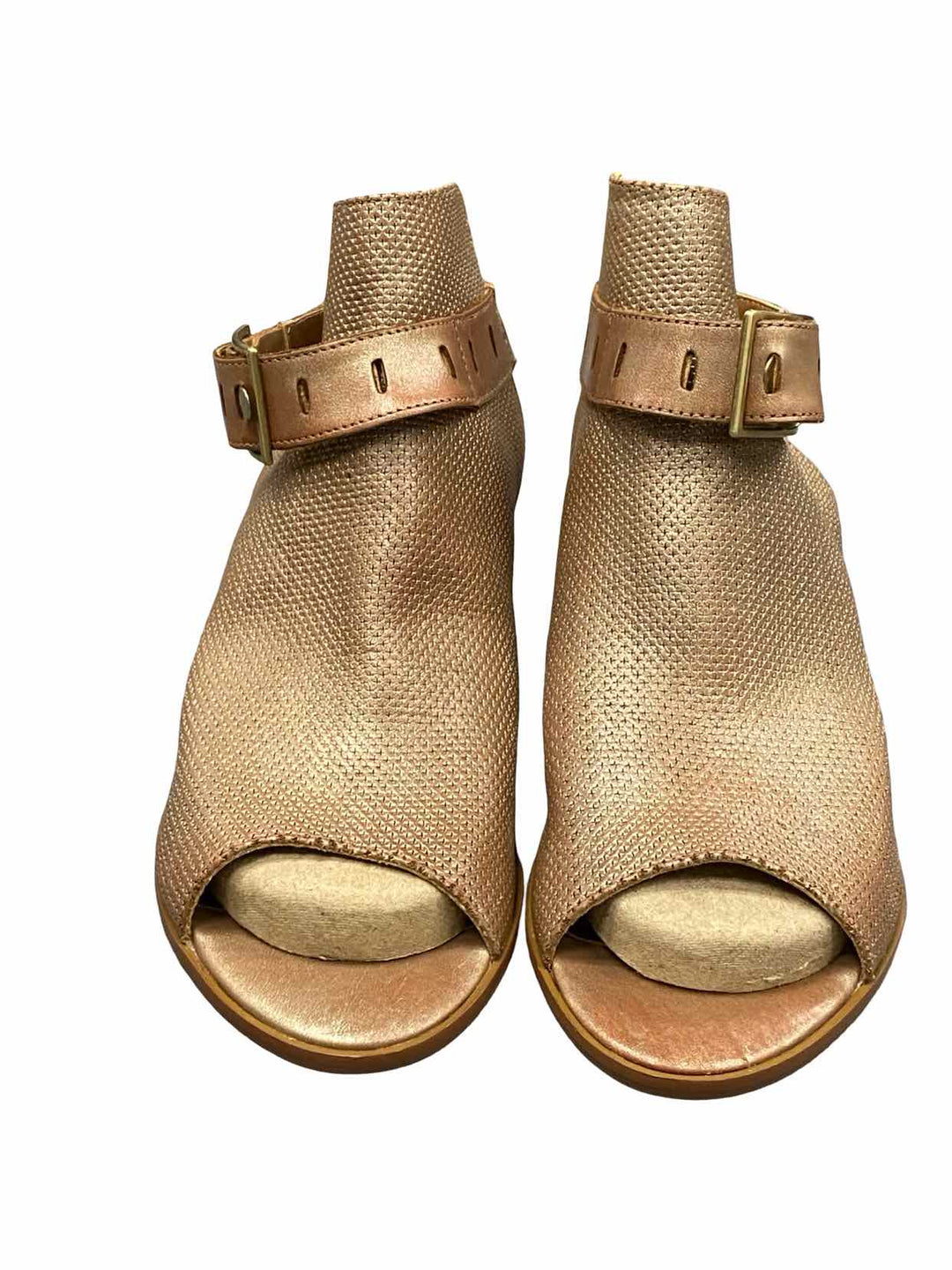 Nicole Shoe Size 6.5 Leather Talullah Open-Toe Sandals Heels