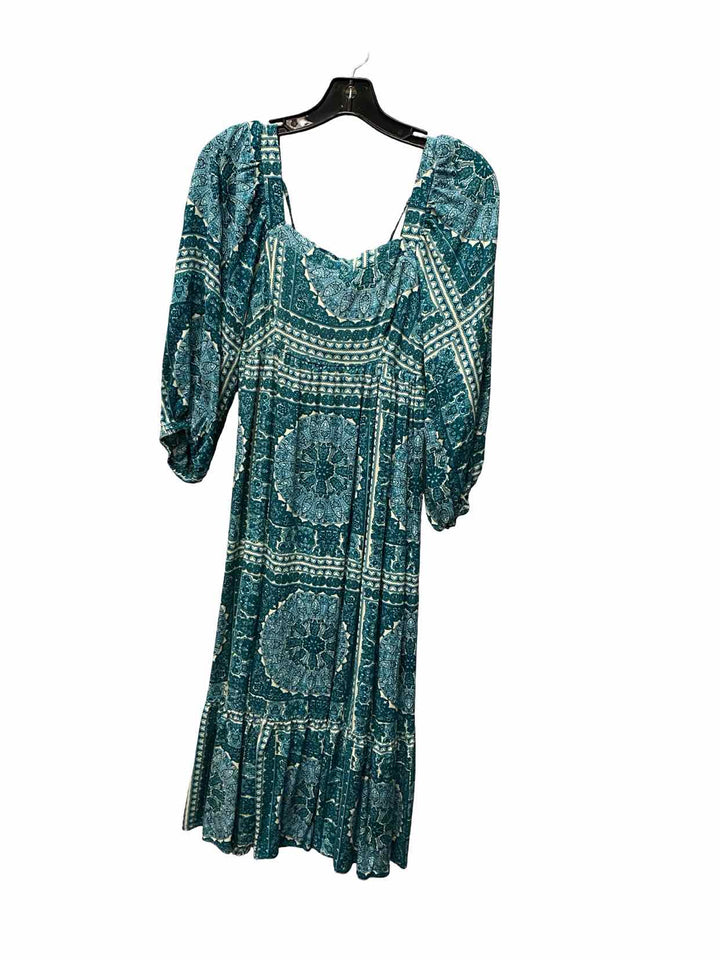 In Loom Size S Blue Print Dress