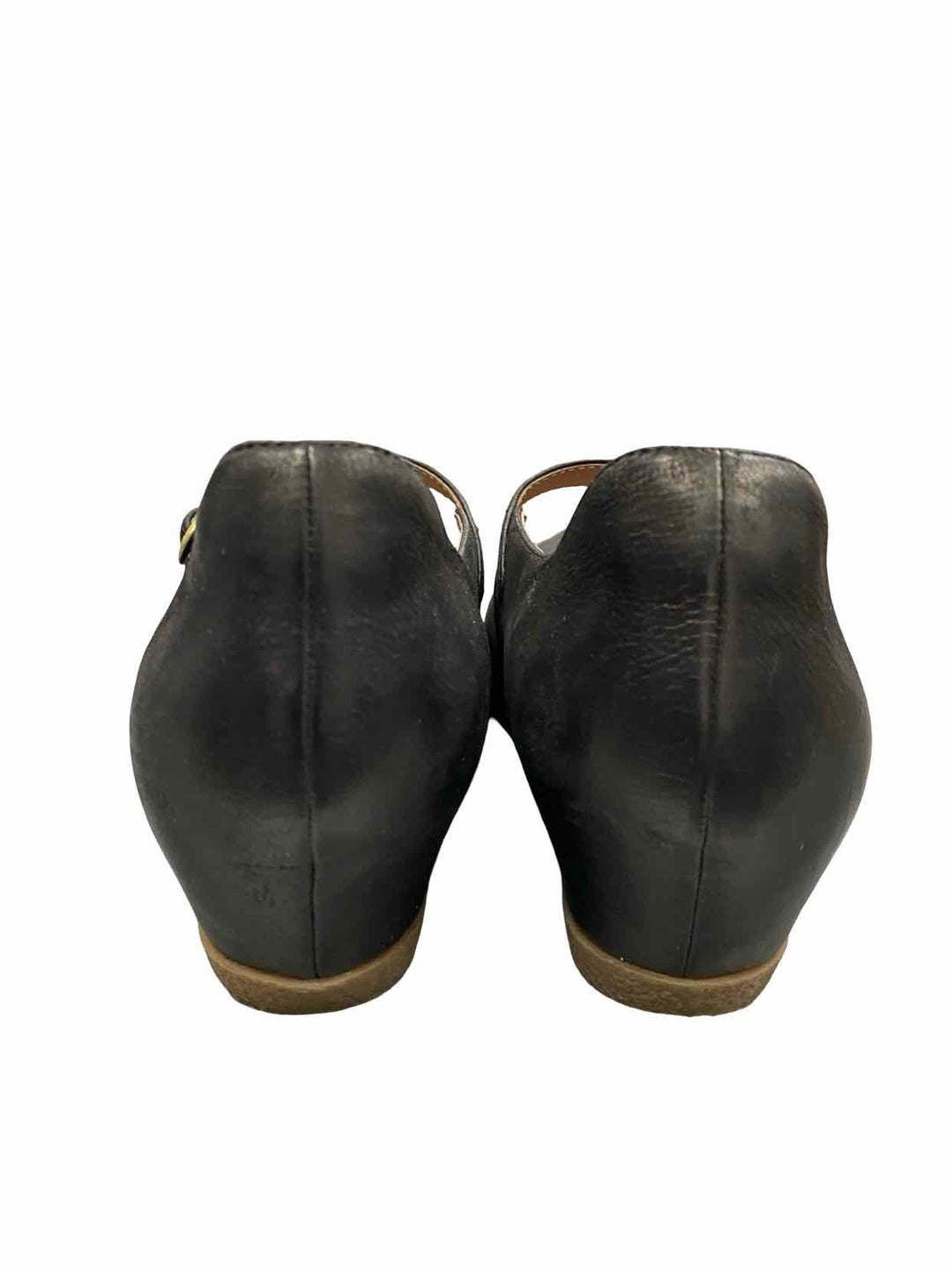 Dansko Shoe Size 39 Black Leather Loralie Wedge Maryjane Loafers