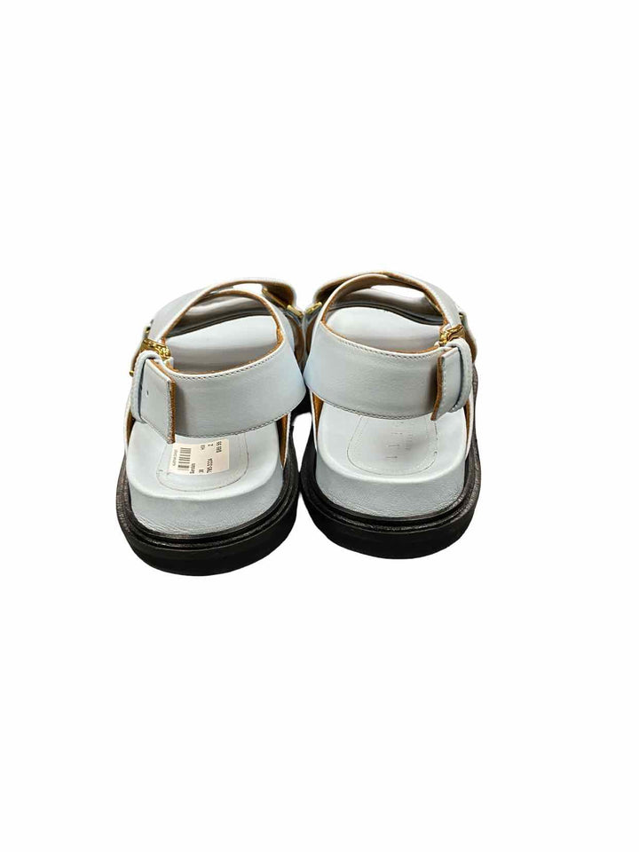 Marni Shoe Size 38 Baby Blue Leather Sandals
